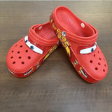 Disney Lightninged Mcqueens Pixar Hole Slippers Cartoon Solid Waterproof