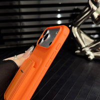 Luxury YC1 Credit Card Slots with Rotating Holder Phone Case for iPhone 17 Air 16 15 14 Plus 13 Pro Max Shockproof Bumper Cover