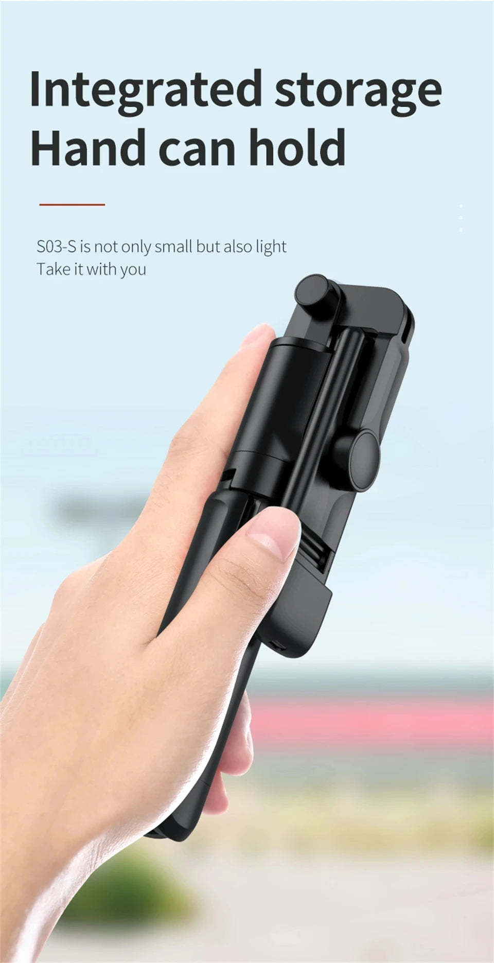 FANGTUOSI Selfie Stick Tripod Extendable Wireless Bluetooth Remote Portable Smartphone Tripod Stand Mount For iOS Android Phone