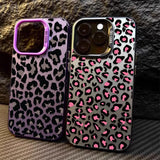 Fashion Aesthetic Leopard Print Phone Case for IPhone 17 16 15 14 13 12 11 Pro Max Plus 17 Air 16E X XR XS Max Shockproof Cover