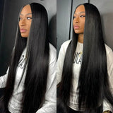 Straight Human Hair Wigs HD 13x4 13x6 Lace Frontal Wig Pre Plucked Brazilian Remy HD Lace Front Wig For Women 180 Density