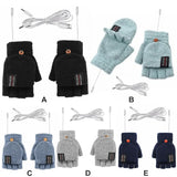 USB Rechargeable Electric Heated Gloves with Adjustable Temperature