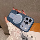 New Magnetic Stand Phone Case For iPhone 17 Air 13 11 12 14 15 16 Pro Max Plus Magsafe Official Wireless Charge Protector Cover