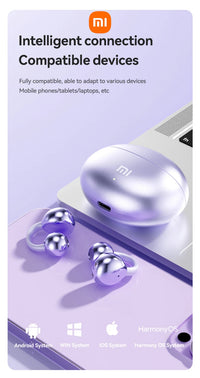 XIAOMI Mijia Wireless Earphone Open Ear M91 Ear Clip ENC Headset Bluetooth 5.4 HD Call Touch Control Headphone for Android iOS