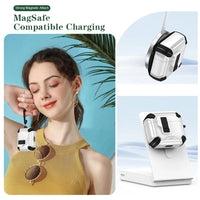 Magnetic Security Lock Earphone Cover for Airpods Pro 2 4 ANC Case Full Body Protection Shockproof Phone Holder Headphone Cover