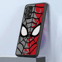 Marvel Spider Man Logo Phone Case for Samsung Galaxy A56 A21s A35 A26 A22 A25 A71 A72 A24 A34 A36 Black Edge
