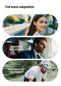 XIAOMI Mijia Wireless Earphone Open Ear M91 Ear Clip ENC Headset Bluetooth 5.4 HD Call Touch Control Headphone for Android iOS