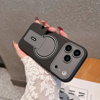 New Magnetic Stand Phone Case For iPhone 17 Air 13 11 12 14 15 16 Pro Max Plus Magsafe Official Wireless Charge Protector Cover