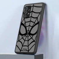 Marvel Spider Man Logo Phone Case for Samsung Galaxy A56 A21s A35 A26 A22 A25 A71 A72 A24 A34 A36 Black Edge