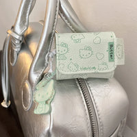 Cute Cartoon Sanrio Hello Kitty Leather Bag Earphone Case For AirPods 4 1 2 3 2021 Pro Wireless Bluetooth Headset Headphone Bag