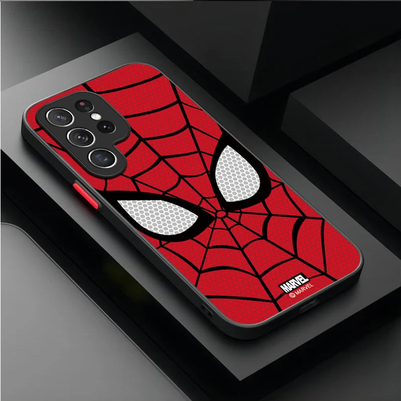 Spider Man Creative Phone Case For Samsung Galaxy S25 Ultra S24 S23 Plus S22 S21 FE A04S A56 A36 A26 A16 A06 A55 A35 A25 A15 5G