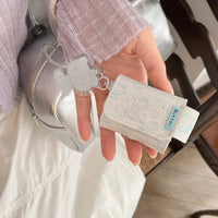 Cute Cartoon Sanrio Hello Kitty Leather Bag Earphone Case For AirPods 4 1 2 3 2021 Pro Wireless Bluetooth Headset Headphone Bag