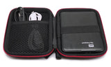 Portable Storage Case for Headphones & Earphone Cable Organizer Bag
