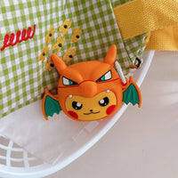 Cartoon Pikachu Cosplay Charizard Earphone Case for Airpods 4 1 2 3 Protective Shell for Airpods Pro 2 Bluetooth Headset Cover