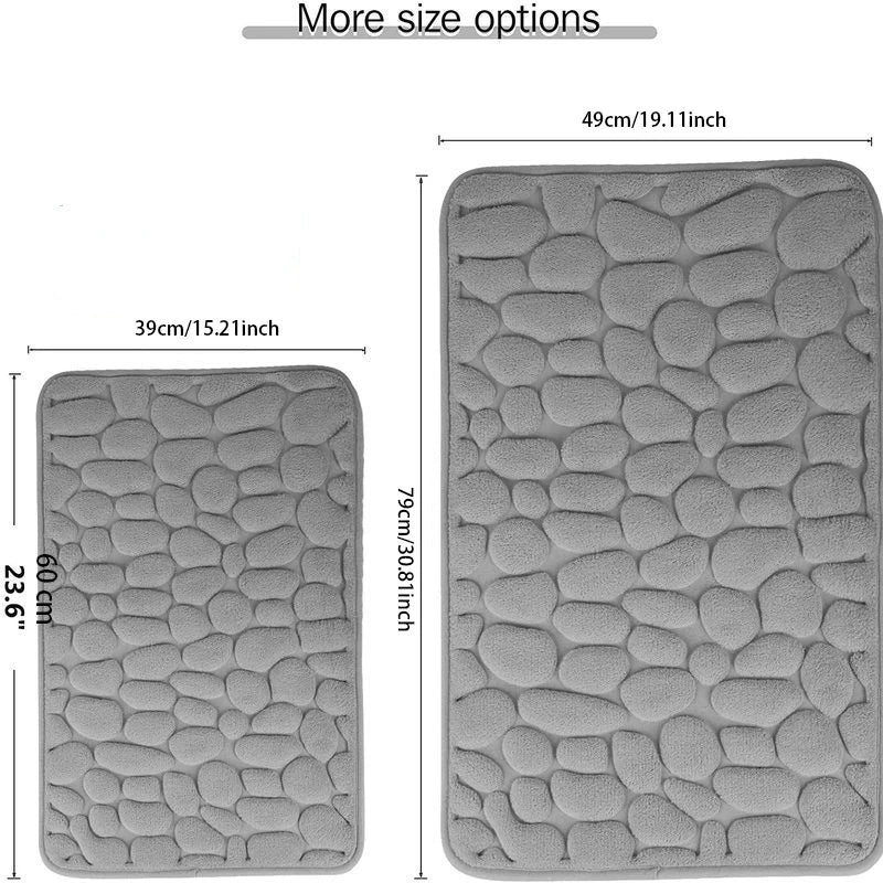 Luxury Memory Foam Bath Rug Set – Non-Slip, Washable Bathroom Floor Mats for Ultimate Comfort and Safety
