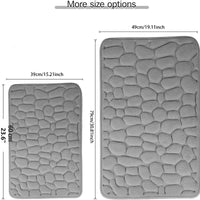 Luxury Memory Foam Bath Rug Set – Non-Slip, Washable Bathroom Floor Mats for Ultimate Comfort and Safety