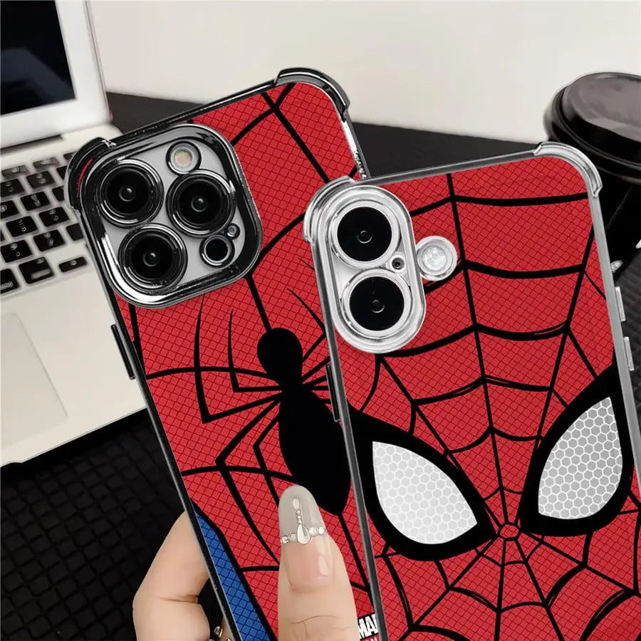 Case for Apple iPhone 17 Pro Max 12 Plus Air 11 15 14 16 Pro 13 16e Phone Cover Marvel Spiderman Logo