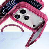 For Magsafe Glass Lens Protection Holder Phone Cases For iPhone 17 16 15 14 13 12 11 Pro Max Plus Air Shockproof Magnetic Cover