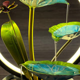 Flowing Water Fountain Decoration Wheel Zhaocai Indoor Creative Home Living Room Circulating Water Housewarming and Opening Gift