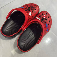 Marvel Summer New Adult Spiderman Hole Shoes Cute Breathable Indoor Outdoor Beach Cartoon Anti-Slip Sandals Slippers Gifts
