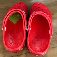 New Disney McQueen Pix Cartoon Solid Color Waterproof Anti Slip Hole Outdoor Sandals Casual Sandals Adult Anime Accessories