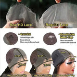 40 42 Inch Straight Human Hair Wigs 13x4 13x6 HD Lace Frontal Wigs For Women Glueless Bone Straight Lace Front Human Hair Wigs
