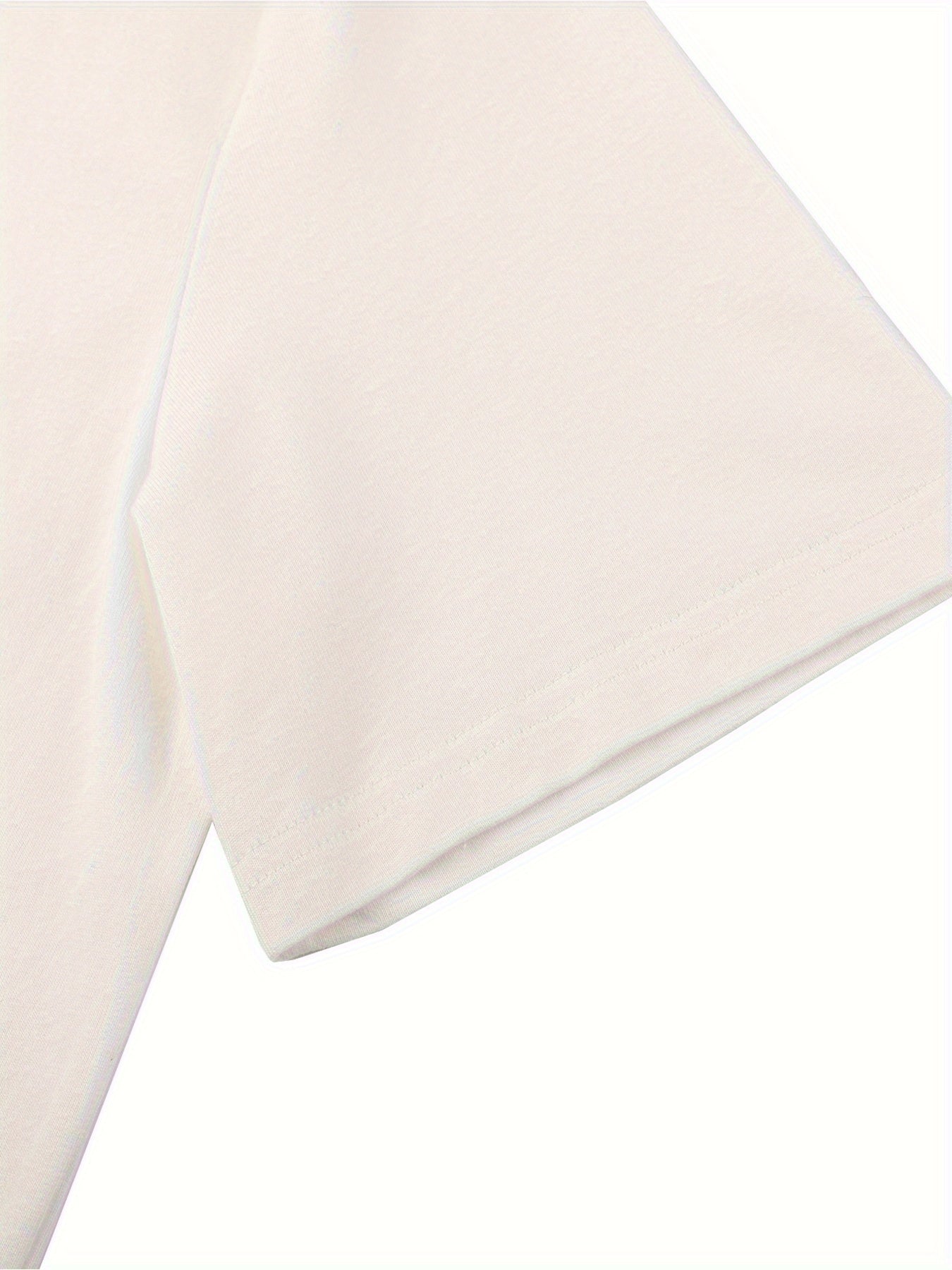 Men'S All-Season Cotton Crew Neck T-Shirt with Stylish Cross Print - Casual Short Sleeve, Regular Fit, Soft& Breathable Fabric, Perfect for Everyday and Weekend Wear