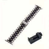 Stainless Steel Watch Band Suitable For Apple Ultra/Ultra2/8/7/6/5/4/3/2/1/SE Watch 38/40/41/42/44/45/49mm + Watch Remover
