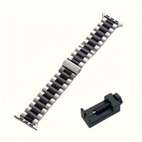 Stainless Steel Watch Band Suitable For Apple Ultra/Ultra2/8/7/6/5/4/3/2/1/SE Watch 38/40/41/42/44/45/49mm + Watch Remover