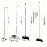 3 in 1 Foldable Broom Mop Dustpan Combination Set, Household Cleaning Tool Set, Efficient Cleaning, Flexible Design, Quick Dust Removal, Good Helper for Home And Office Cleaning 2025