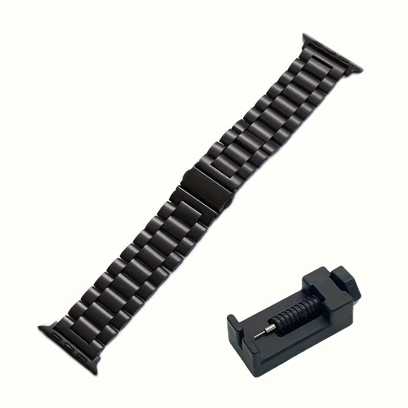 Stainless Steel Watch Band Suitable For Apple Ultra/Ultra2/8/7/6/5/4/3/2/1/SE Watch 38/40/41/42/44/45/49mm + Watch Remover