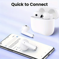 Wireless Earbuds Auto Noise Cancelling Wireless 5.3 In-Ear Headphones With HiFi Stereo Sound, Smart Touch Control, Lower Latency More Stable Connection And Faster Speed, 48Hrs Playtime, Pop-ups Auto Pairing For IPhone/Android
