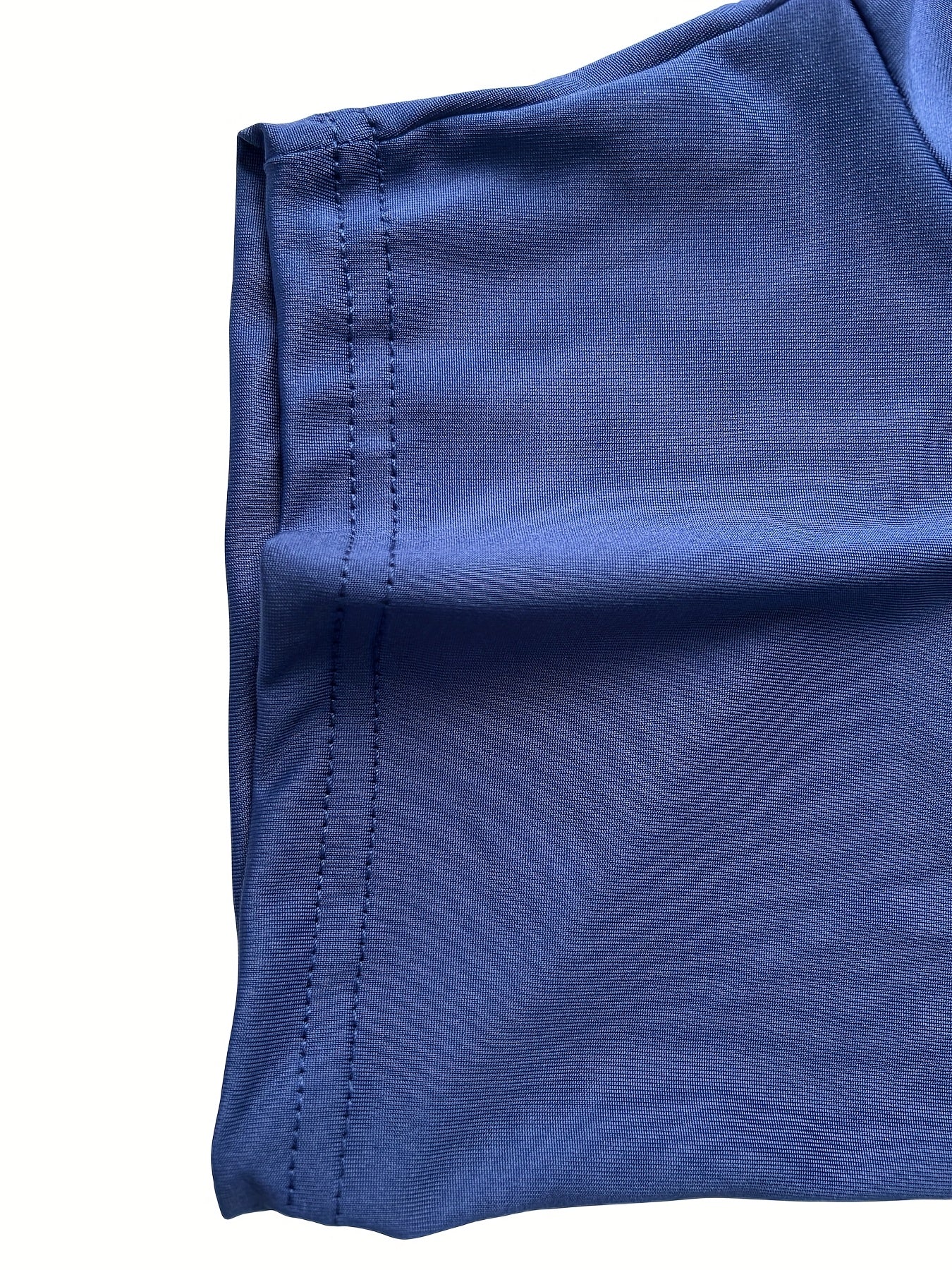 MCKENATEN MK Men's Quick-Dry V-Neck T-Shirt - High Elasticity Slim Fit Short Sleeve, Solid Color Moisture-Wicking Polyester for Outdoor Running, Gym & Casual Summer Wear, Machine Washable, Sleek Vneck Tee, Quickdry Material